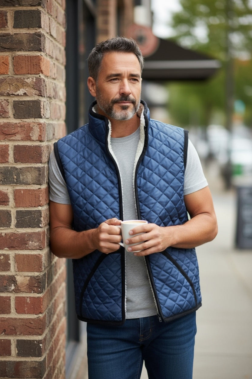 016 Безрукавка на овчині з коміром 5XL, фото 1