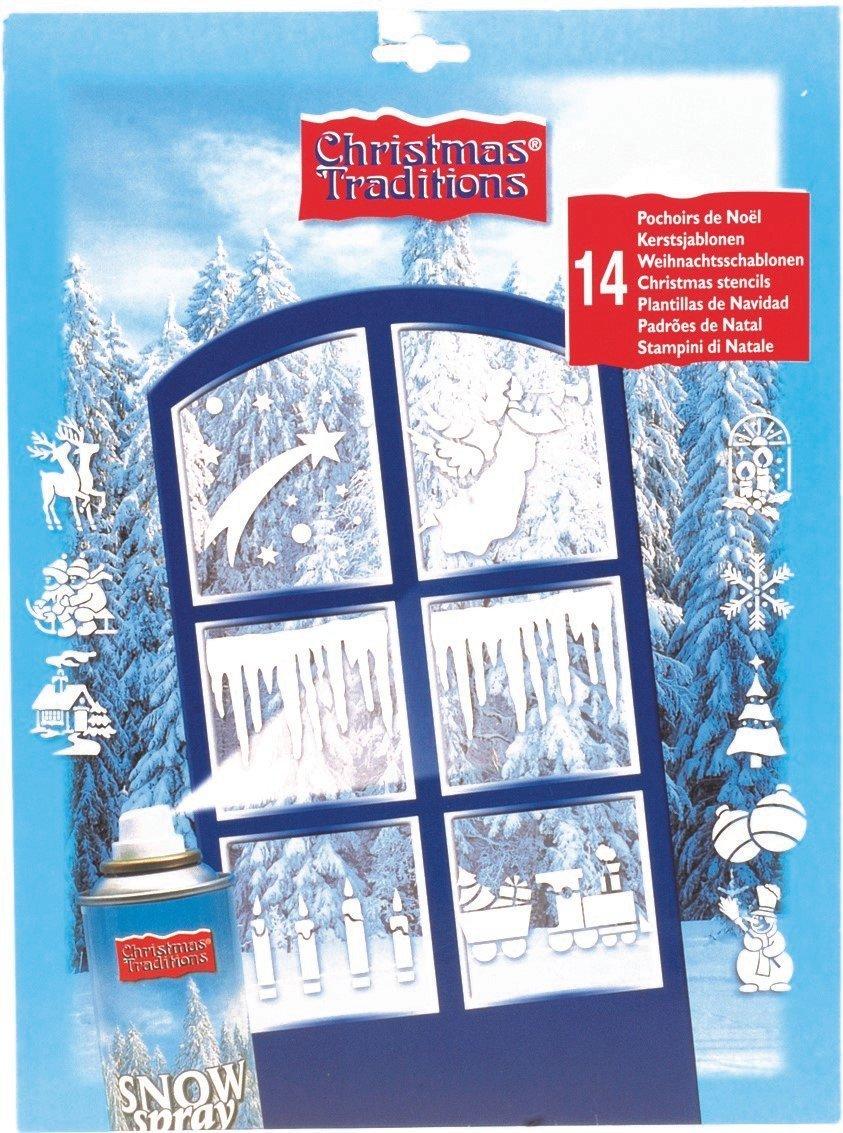 Трафарет Новорічний великий