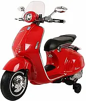 Injusa Motocykl Vespa Czerwony 12 V