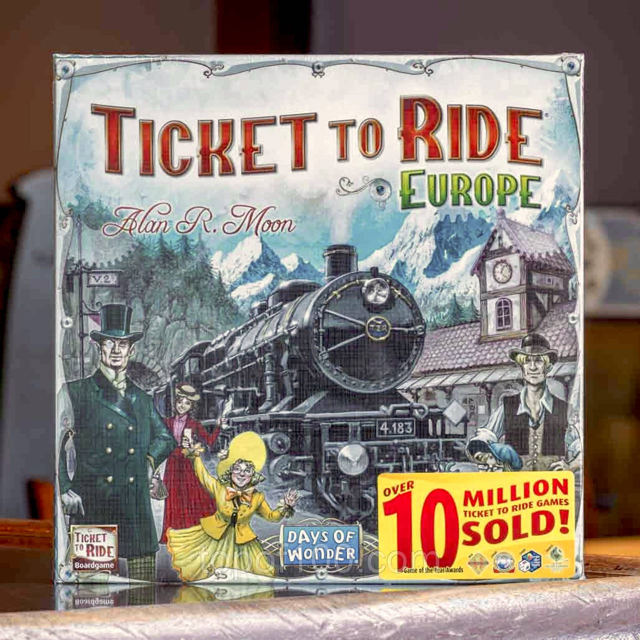 Настільна гра Ticket to Ride Europe / Квиток на потяг Європа + правила УКРАЇНСЬКОЮ