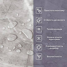 Самоклеящаяся стеновая PET плитка в рулоне 600х3000х2мм (D) SW-00003240, фото 4