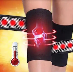 Наколінник еластичний з Підігрівом Зігрівальний турмаліновий бандаж KNEE PAD XL-332