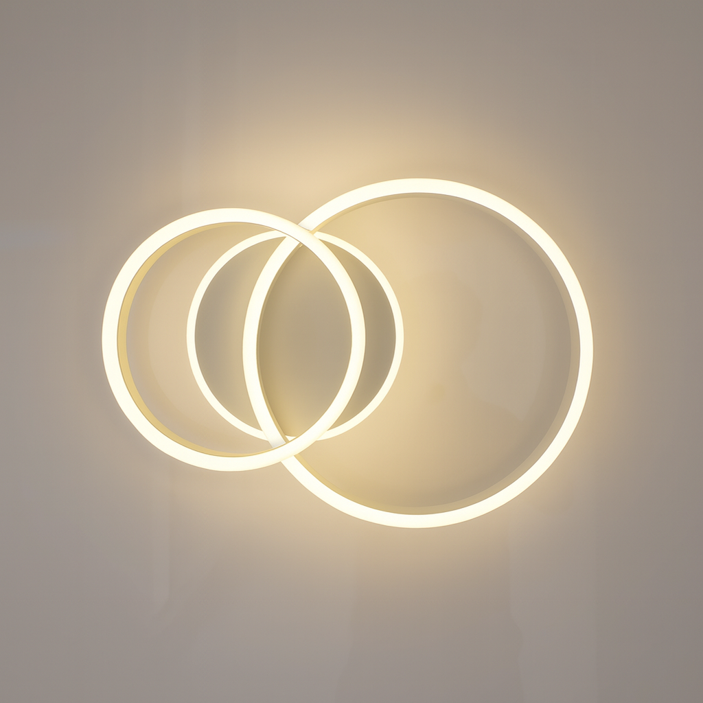 Led люстра кільця з димером Linisoln 65W до 16 м² колір Білий 5218-30*40 WH, фото 1