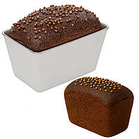 Форма алюмінієва Л12а для домашньої випічки бородинського хліба 17×11×9 см