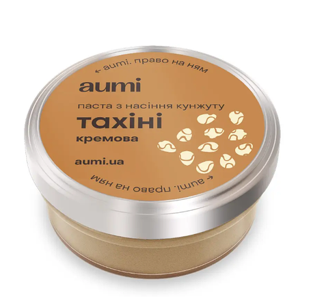Паста з насіння кунжуту (тахіні) 50 г ТМ Aumi, фото 1