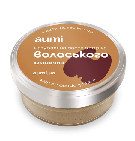 Паста з волоського горіха класична 50 г ТМ Aumi, фото 1