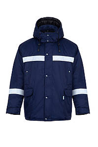 Куртка робоча утеплена ПОРТОВИК  темно-синя твіл