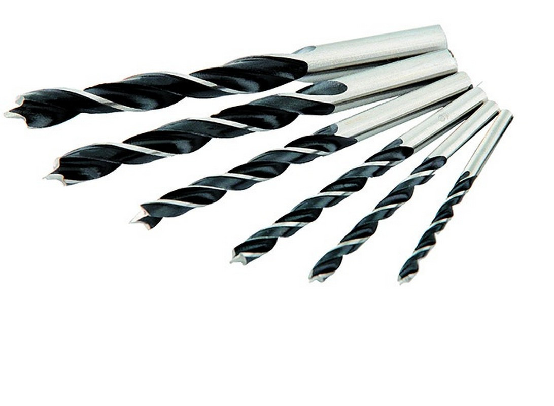 Набір свердел для дерева 5 шт (4*75, 5*80, 6*90, 8*103, 10*117 мм) GRANITE 2-02-005, фото 1