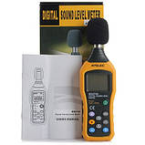 Шумомер Hyelec MS6708 (MT-4618) (30-130 dB) ± 1.5 dB із захистом від вологи та пилу, фото 8