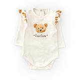 Комплект для дівчинки боді штанці та пов'язка з ведмедиками Girl Bears, фото 2