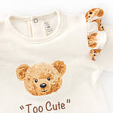 Комплект для дівчинки боді штанці та пов'язка з ведмедиками Girl Bears, фото 3