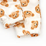 Комплект для дівчинки боді штанці та пов'язка з ведмедиками Girl Bears, фото 9