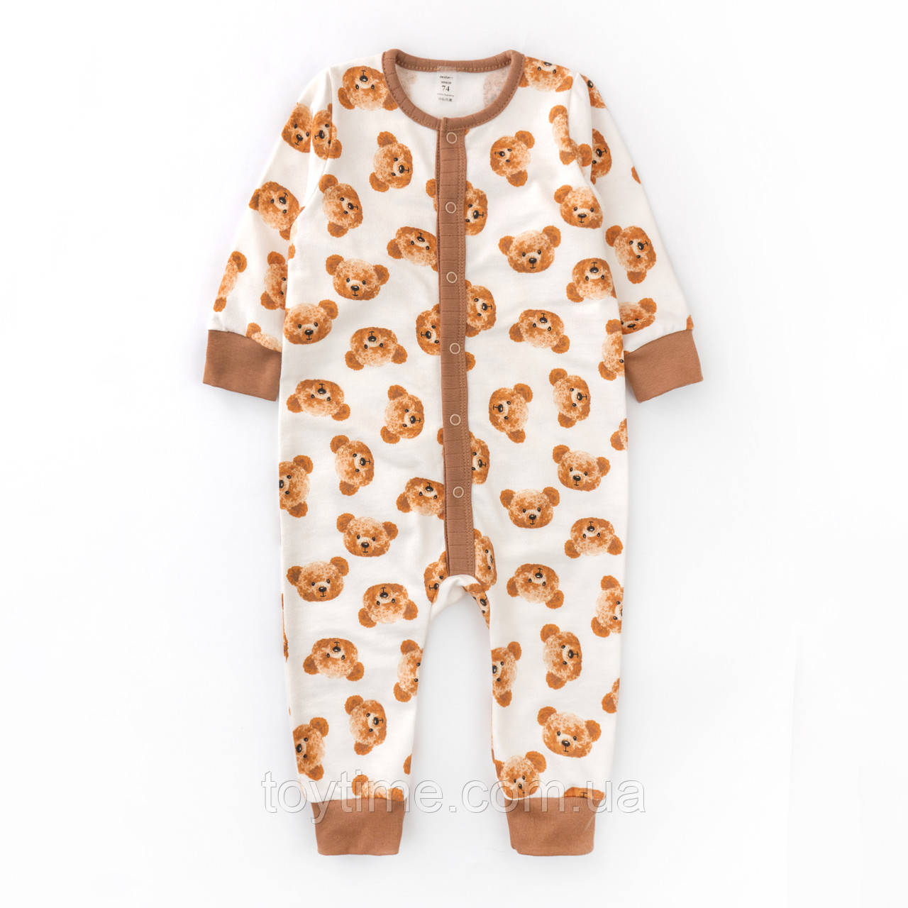 Чоловічок для немовлят на кнопках з ведмедиками Cute Bears, фото 1