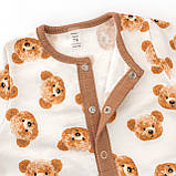 Чоловічок для немовлят на кнопках з ведмедиками Cute Bears, фото 2