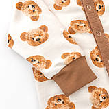 Чоловічок для немовлят на кнопках з ведмедиками Cute Bears, фото 3