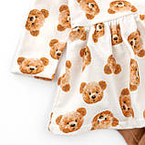 Боді-сукня для дівчинки з крильцями та пов'язкою з ведмедиками Girl Bears, фото 3