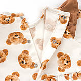 Боді-сукня для дівчинки з крильцями та пов'язкою з ведмедиками Girl Bears, фото 5