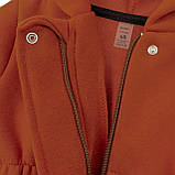 Комбінезон на блискавці для немовлят з начосом з капюшоном та шапочкою Cinnamon, фото 2