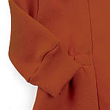 Комбінезон на блискавці для немовлят з начосом з капюшоном та шапочкою Cinnamon, фото 4