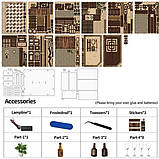 Румбоксу Кутова таверня Corner Tavern DIY Mini House Kit AW03-001, фото 4