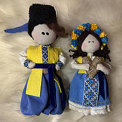 Козак та Козачка парочка ляльок ручної роботи (асортимент) 20 см Гранд Презент