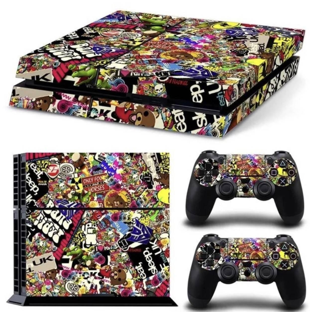 Наклейка PS4 Fat вінілова наклейка Choice для Sony PlayStation PS4 Fat DualShock 4 Boosted, фото 1