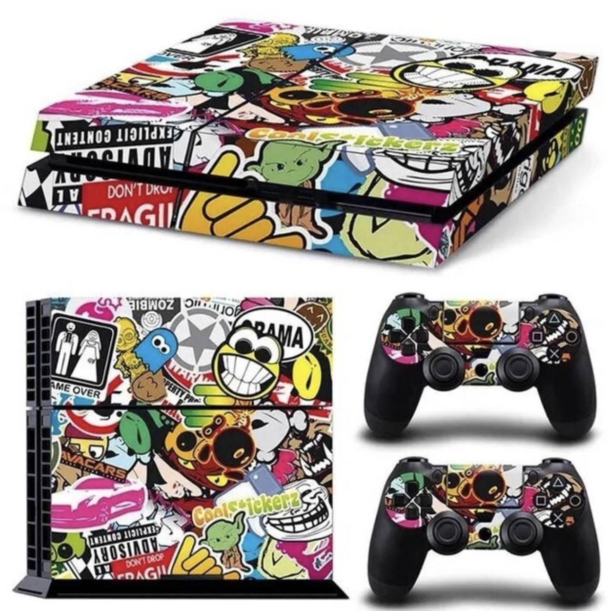 Наклейка PS4 Fat вінілова наклейка Choice для Sony PlayStation PS4 Fat DualShock 4 Prama, фото 1