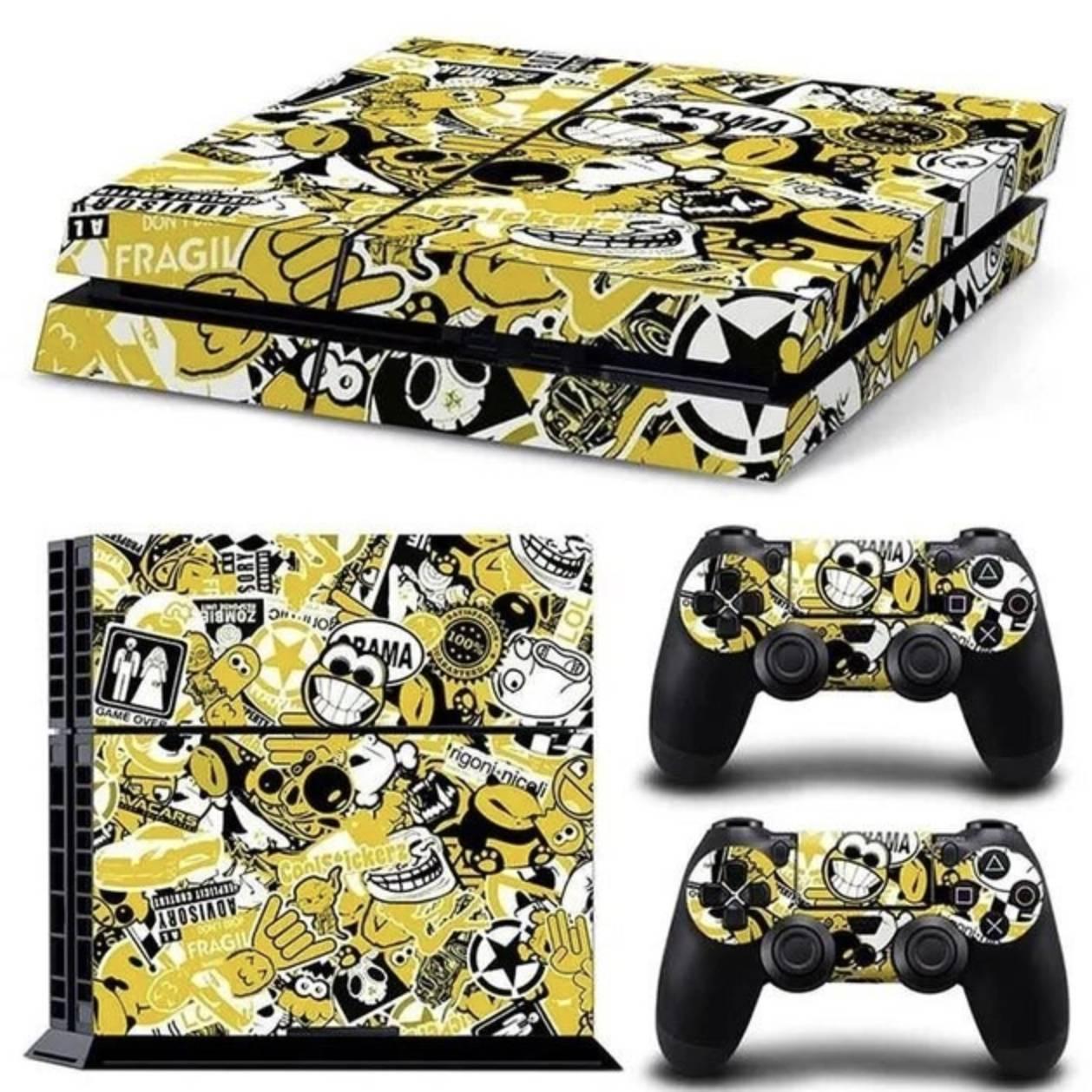 Наклейка PS4 Fat вінілова наклейка Choice для Sony PlayStation PS4 Fat DualShock 4 Fragil, фото 1