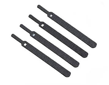 Органайзер кабелю Beus Pro стягування липучка хомут для дротів 100 штук багаторазові Чорний