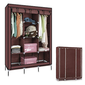 Тканинна складана шафа для одягу та взуття 175х130х45 см OPT-TOP Storage Wardrobe 88130 AN (1756374602)