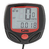 Велокомп'ютер SD-548B, 15 функцій, фото 2