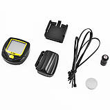 Велокомп'ютер SunDing SD-548C (бездротовий), 14 функцій, фото 3