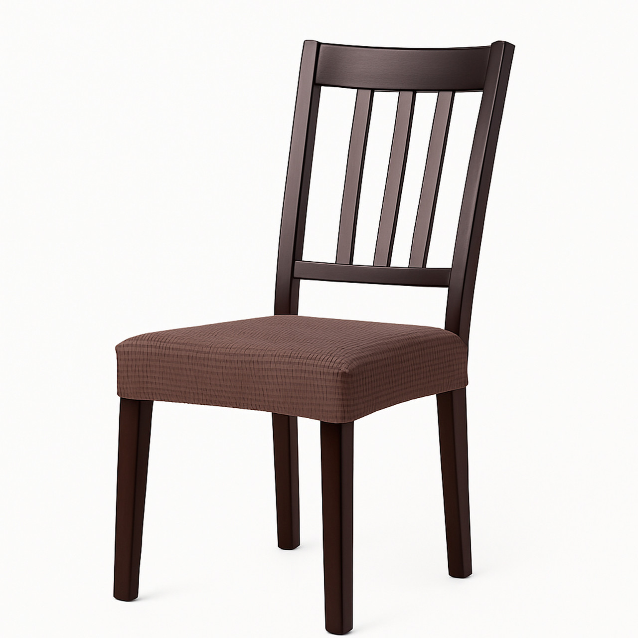 Чохли на сидіння стільця 2 шт New Corn Fleece коричневий  Love You