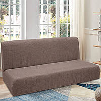 Чохол на диван-книжку New Corn Fleece коричневий Love You