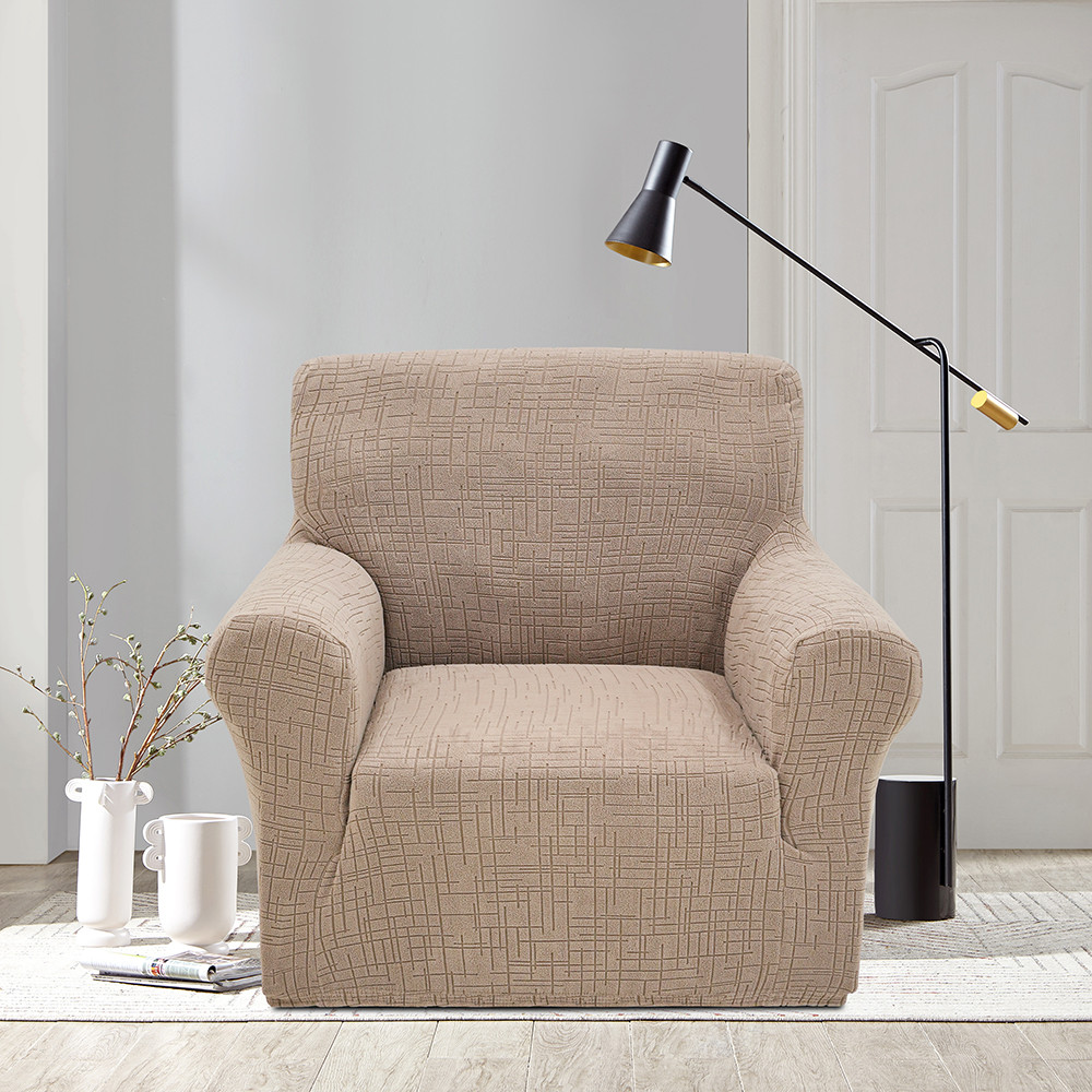 Чохол на крісло New Corn Fleece бежевый Love You, фото 1