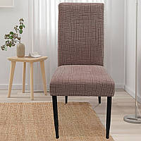 Чохол на стілець універсальний New Corn Fleece коричневий Love You