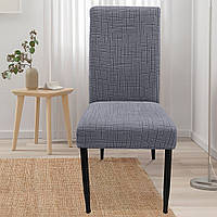 Чохол на стілець універсальний New Corn Fleece сірий Love You