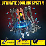 Лампи Aileo LED H7 90 W 20000 Lm 6500K Canbus компактні та надійні, комплект 2 шт, фото 5