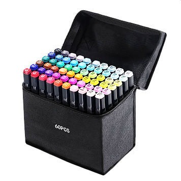 Набір фломастерів 60 кольорів No Brand (1756375347)