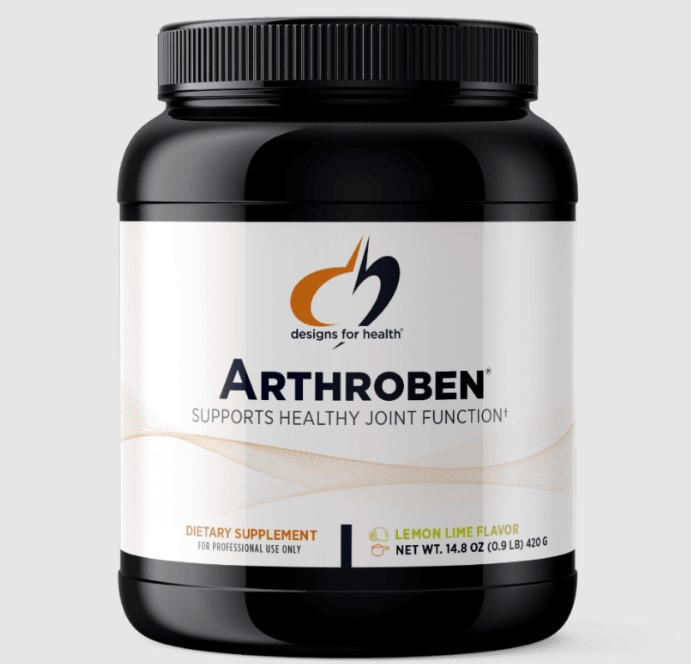 Designs for Health Arthroben / Артробен колагенові пептиди для здоров'я суглобів лимон-лайм 420 г