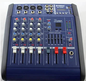 Аудіокшер звуковий пульт підсилювач Mixer BT 4200D 4CH з bluetooth (1756375386)