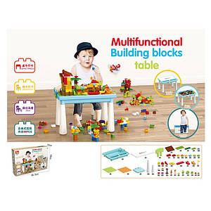 Дитячий ігровий стіл зі стільцем конструктор 99 деталей 6319