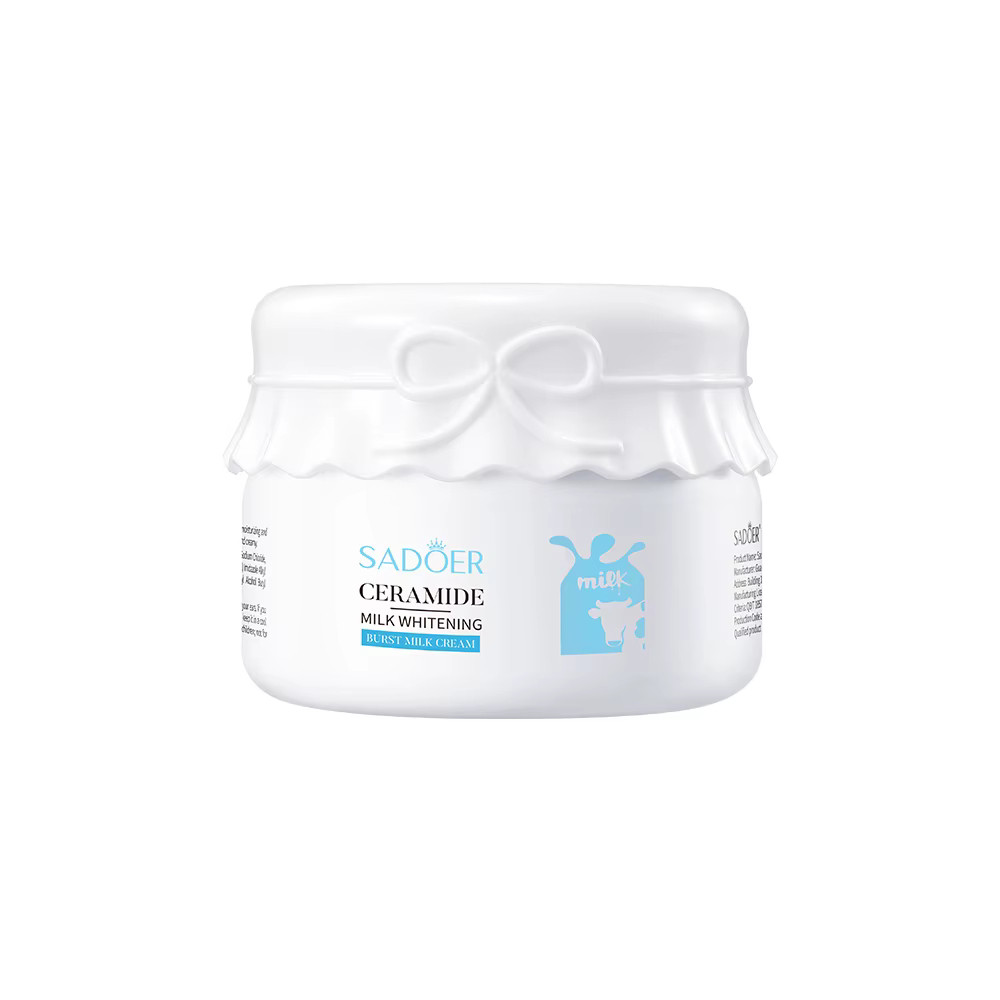 Крем для обличчя поживний, освітлюючий, зволожуючий SADOER Ceramide Milk 120 г, фото 1