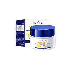 SADOER Vitamin E + Evening Primrose Крем для обличчя зволожуючий, відновлюючий, антивіковий 50 г