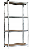 Стелаж LEOBRO Premium 150 х 70 х 30 см, 175кг/полиця, 4 полиці (LB-R111), фото 2