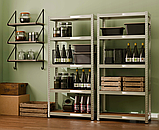 Стелаж LEOBRO Premium 150 х 70 х 30 см, 175кг/полиця, 5 полиць (LB-R112), фото 4