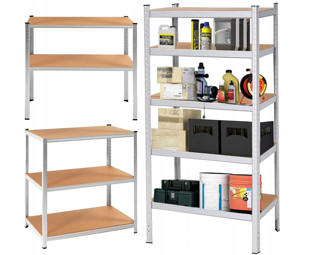 Стелаж LEOBRO Premium 180 х 100 х 60 см, 200кг/полиця, 5 полиць (LB-R108), фото 1