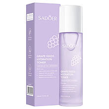 Зволожуючий тонер для обличчя SADOER Grape Seeds Hydration 100 мл