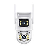 IP PTZ-відеокамера з Wi-Fi 3MP+3MP Light Vision VLC-9130WI/2C (Tuya) f = 3.6 mm + 3.6 mm, ІЧ + LED-підсвітка, з мікрофоном, фото 2