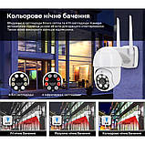 IP PTZ відеокамера з WiFi 4MP Light Vision VLC-9248WIA (Tuya) f=3.6mm, ІЧ+LED-підсвітка, з мікрофоном, фото 8